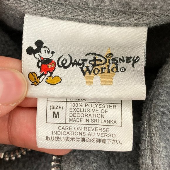 Walt Disney World Embroidered Fleece Quarter Zip Size M - Picture 6 of 7